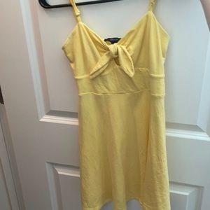 Short yellow dress